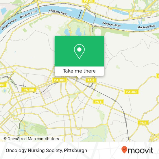 Mapa de Oncology Nursing Society