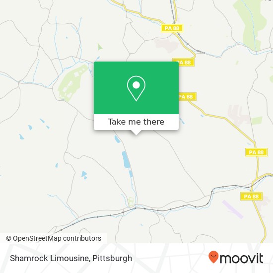 Shamrock Limousine map