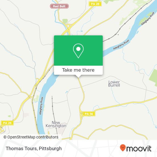 Mapa de Thomas Tours