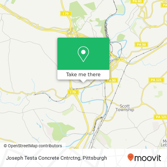 Joseph Testa Concrete Cntrctng map