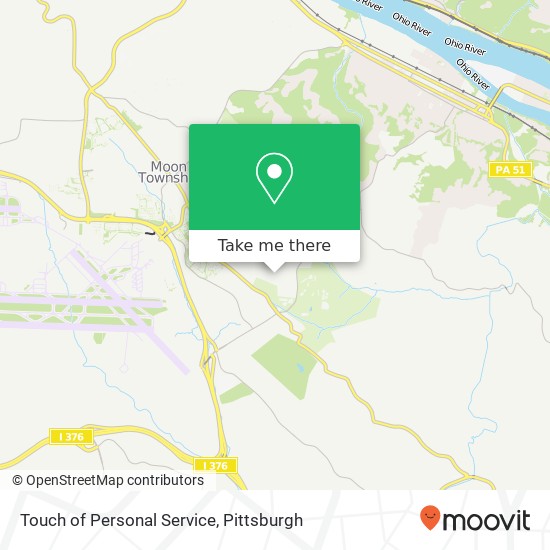 Touch of Personal Service map