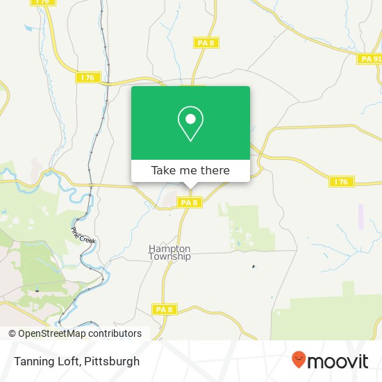 Mapa de Tanning Loft