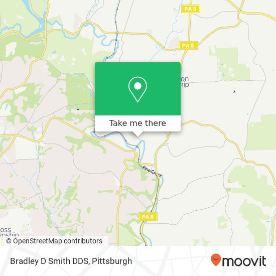 Bradley D Smith DDS map