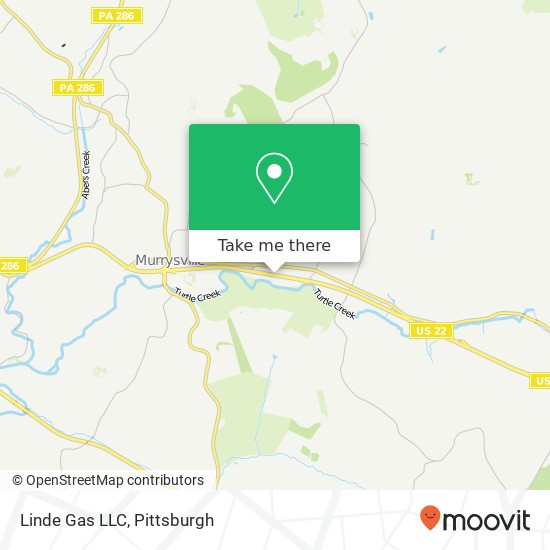 Linde Gas LLC map