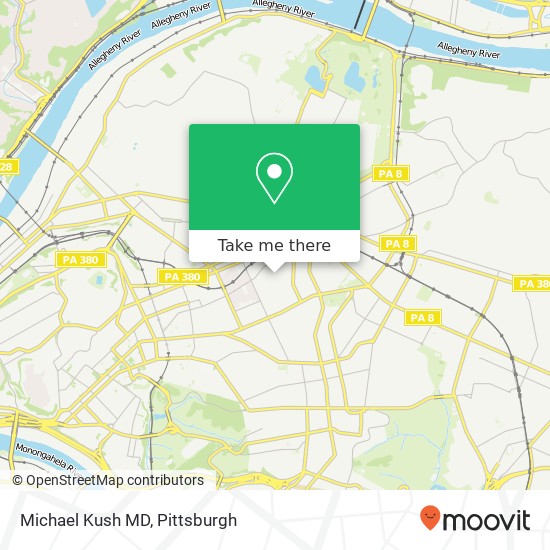 Michael Kush MD map
