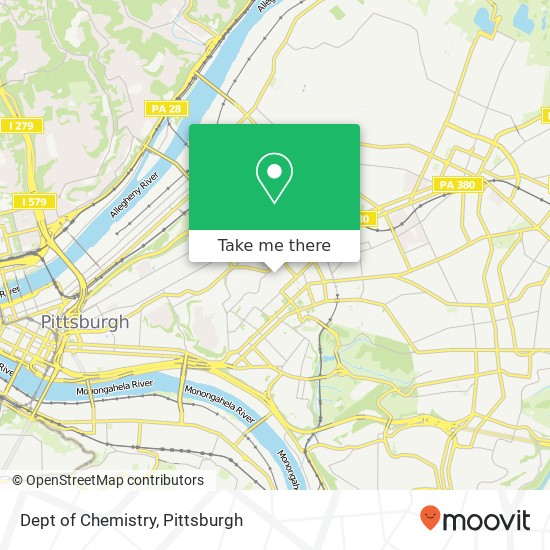 Dept of Chemistry map