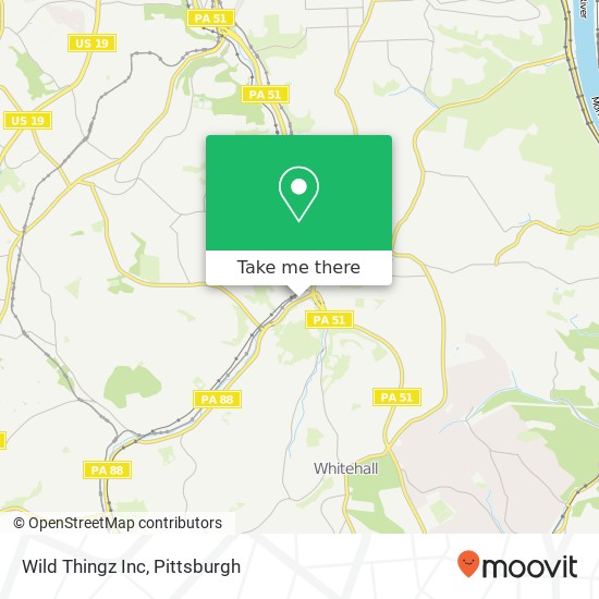 Wild Thingz Inc map