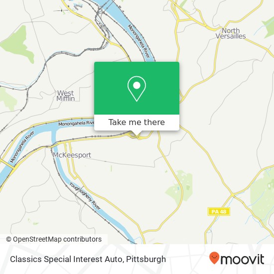 Classics Special Interest Auto map