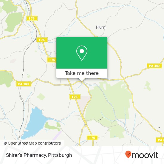 Shirer's Pharmacy map