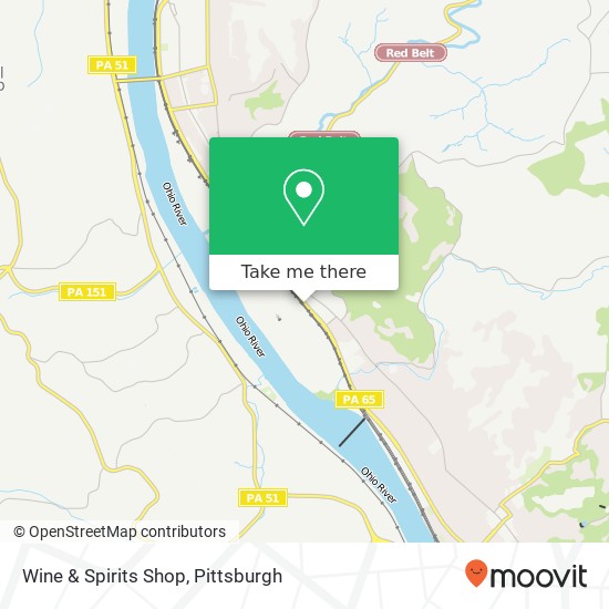 Mapa de Wine & Spirits Shop