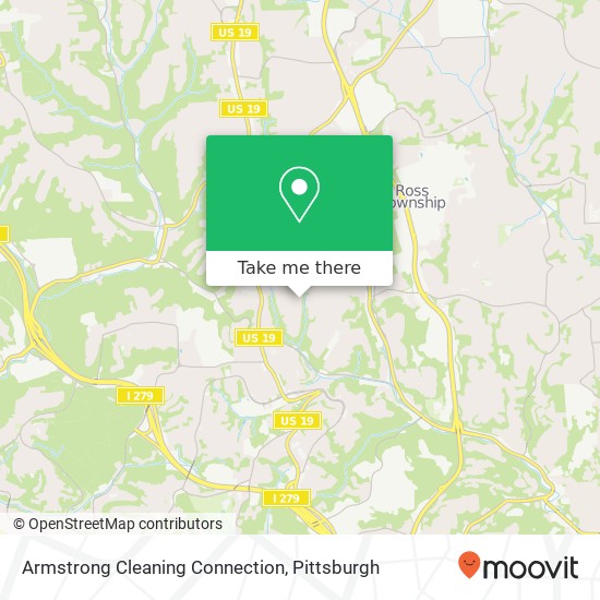 Armstrong Cleaning Connection map