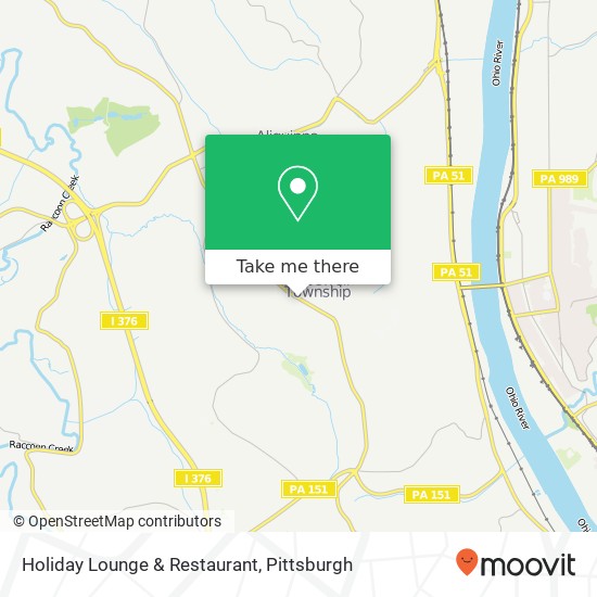 Holiday Lounge & Restaurant map