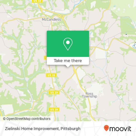 Zielinski Home Improvement map