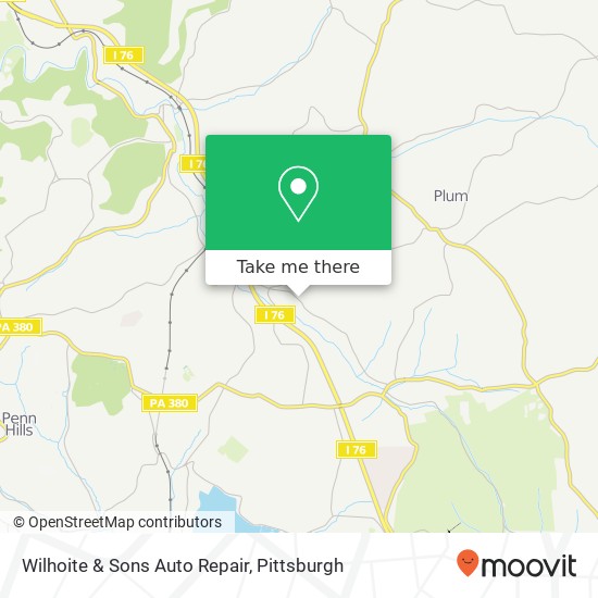 Mapa de Wilhoite & Sons Auto Repair