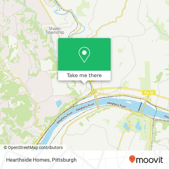 Hearthside Homes map