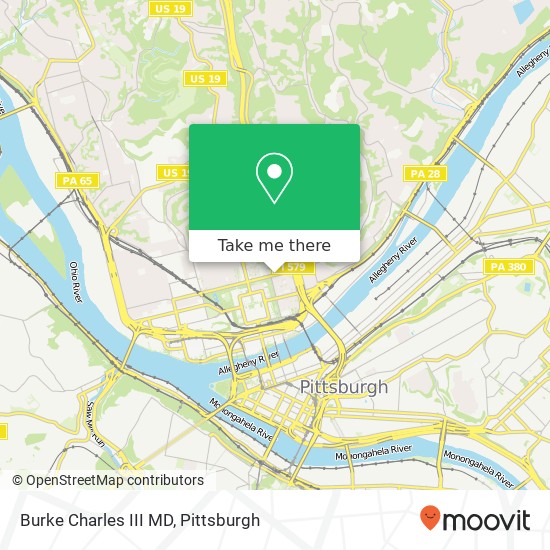 Burke Charles III MD map