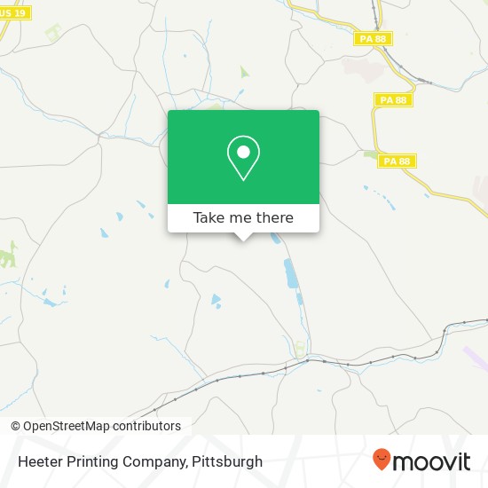 Mapa de Heeter Printing Company