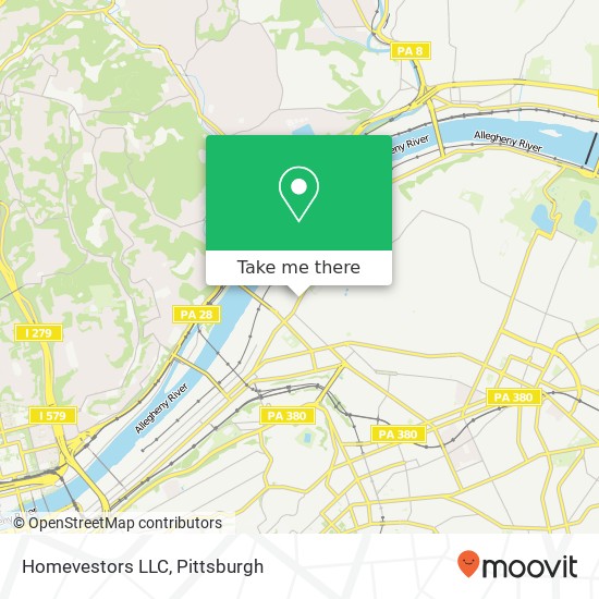 Homevestors LLC map