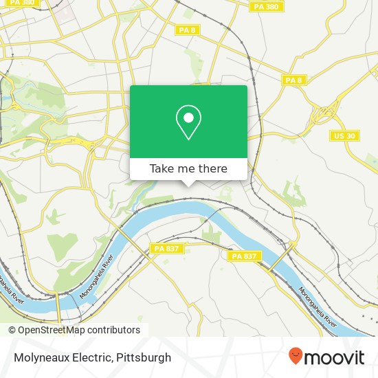 Molyneaux Electric map