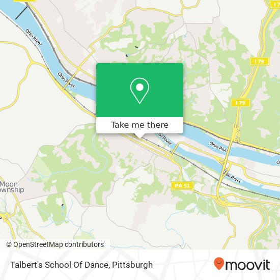 Talbert's School Of Dance map