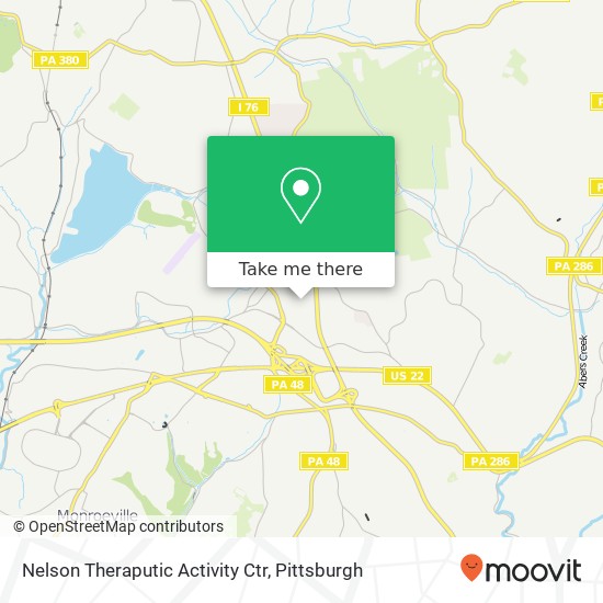 Mapa de Nelson Theraputic Activity Ctr