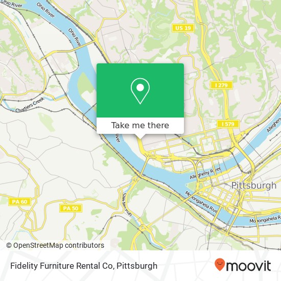 Mapa de Fidelity Furniture Rental Co