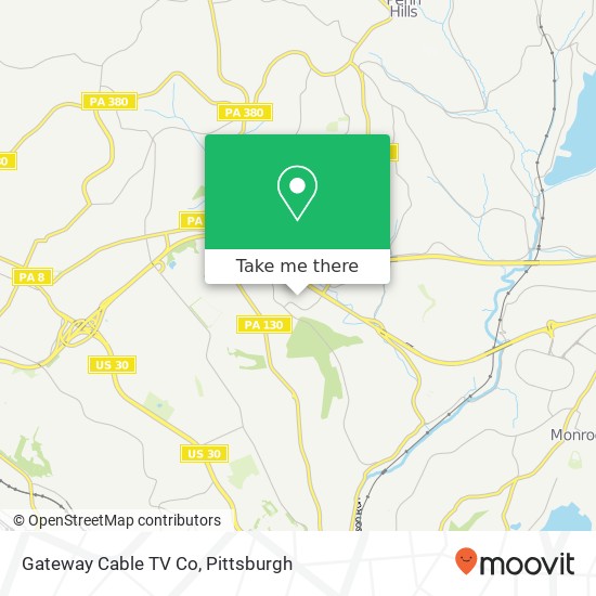 Mapa de Gateway Cable TV Co
