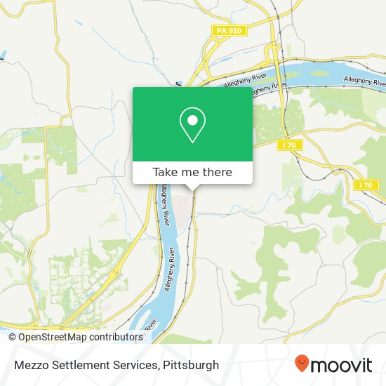 Mezzo Settlement Services map