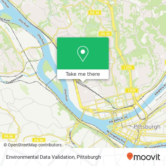 Environmental Data Validation map