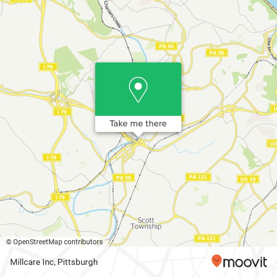 Millcare Inc map