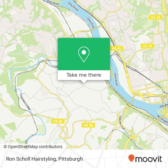 Ron Scholl Hairstyling map