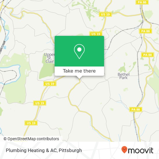 Mapa de Plumbing Heating & AC
