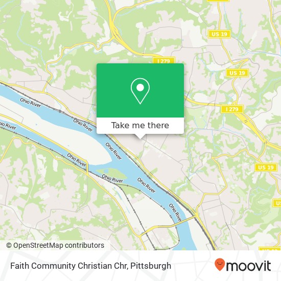 Faith Community Christian Chr map