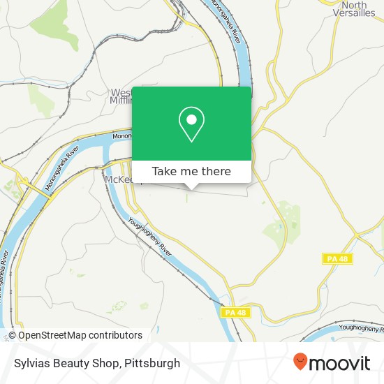 Mapa de Sylvias Beauty Shop