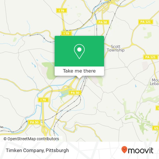 Mapa de Timken Company