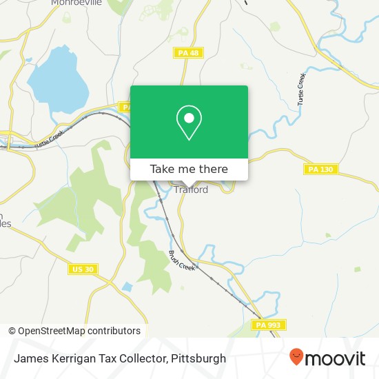 Mapa de James Kerrigan Tax Collector