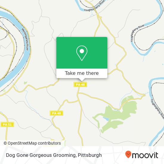 Mapa de Dog Gone Gorgeous Grooming