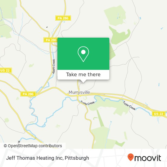Mapa de Jeff Thomas Heating Inc