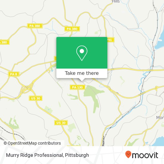 Murry Ridge Professional map