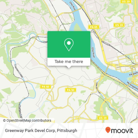 Mapa de Greenway Park Devel Corp