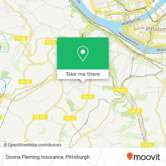 Donna Fleming Insurance map