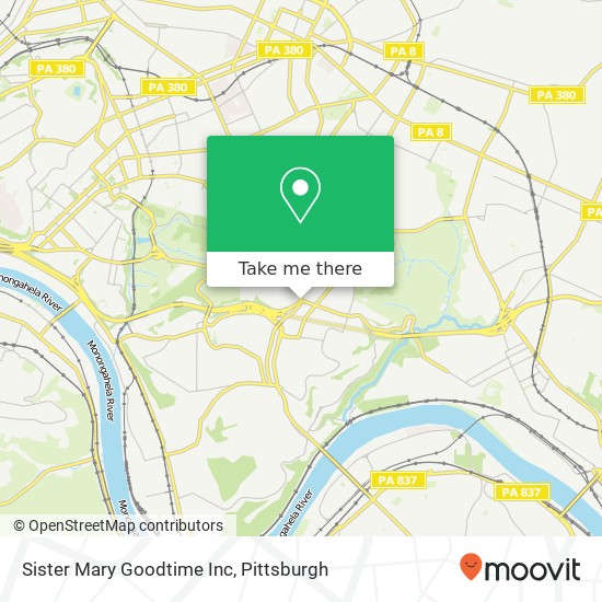 Sister Mary Goodtime Inc map