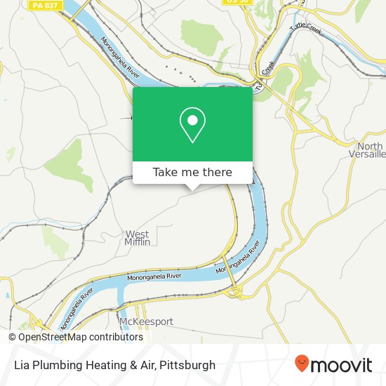 Lia Plumbing Heating & Air map