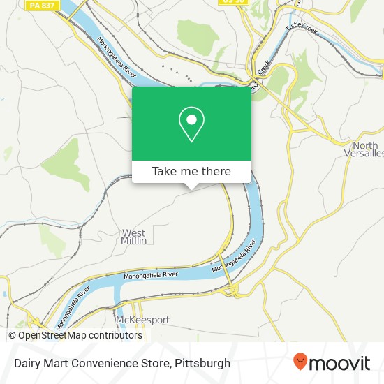 Dairy Mart Convenience Store map