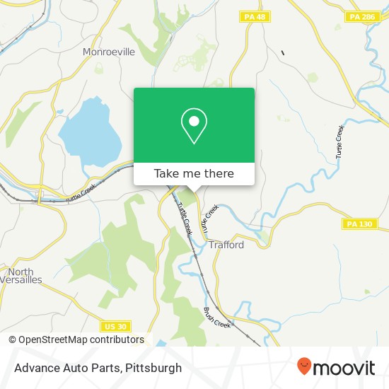 Advance Auto Parts map