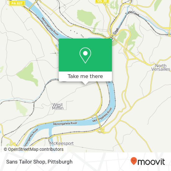 Mapa de Sans Tailor Shop