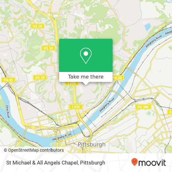 Mapa de St Michael & All Angels Chapel