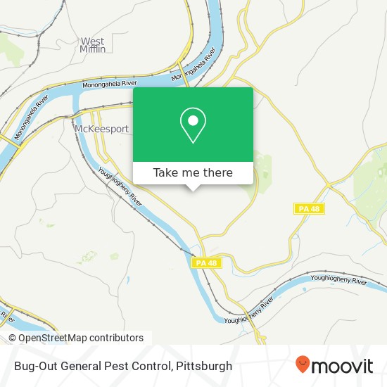 Bug-Out General Pest Control map