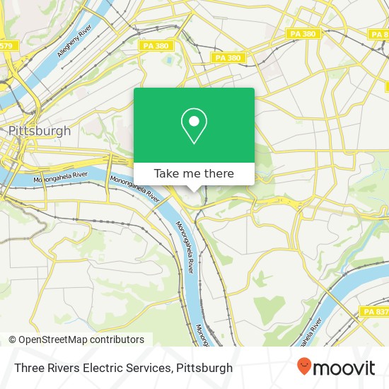 Mapa de Three Rivers Electric Services