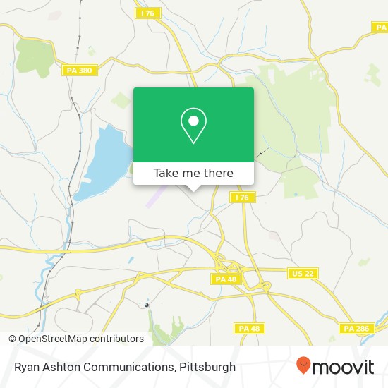 Mapa de Ryan Ashton Communications